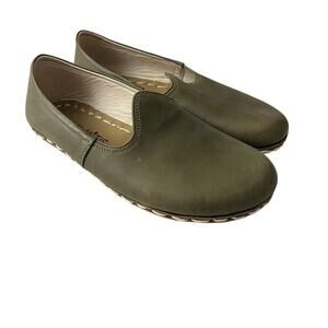 Atlantis Leather Slip on Shoes Loafers Women Size 7.5 Handmade Turkey Minimalist